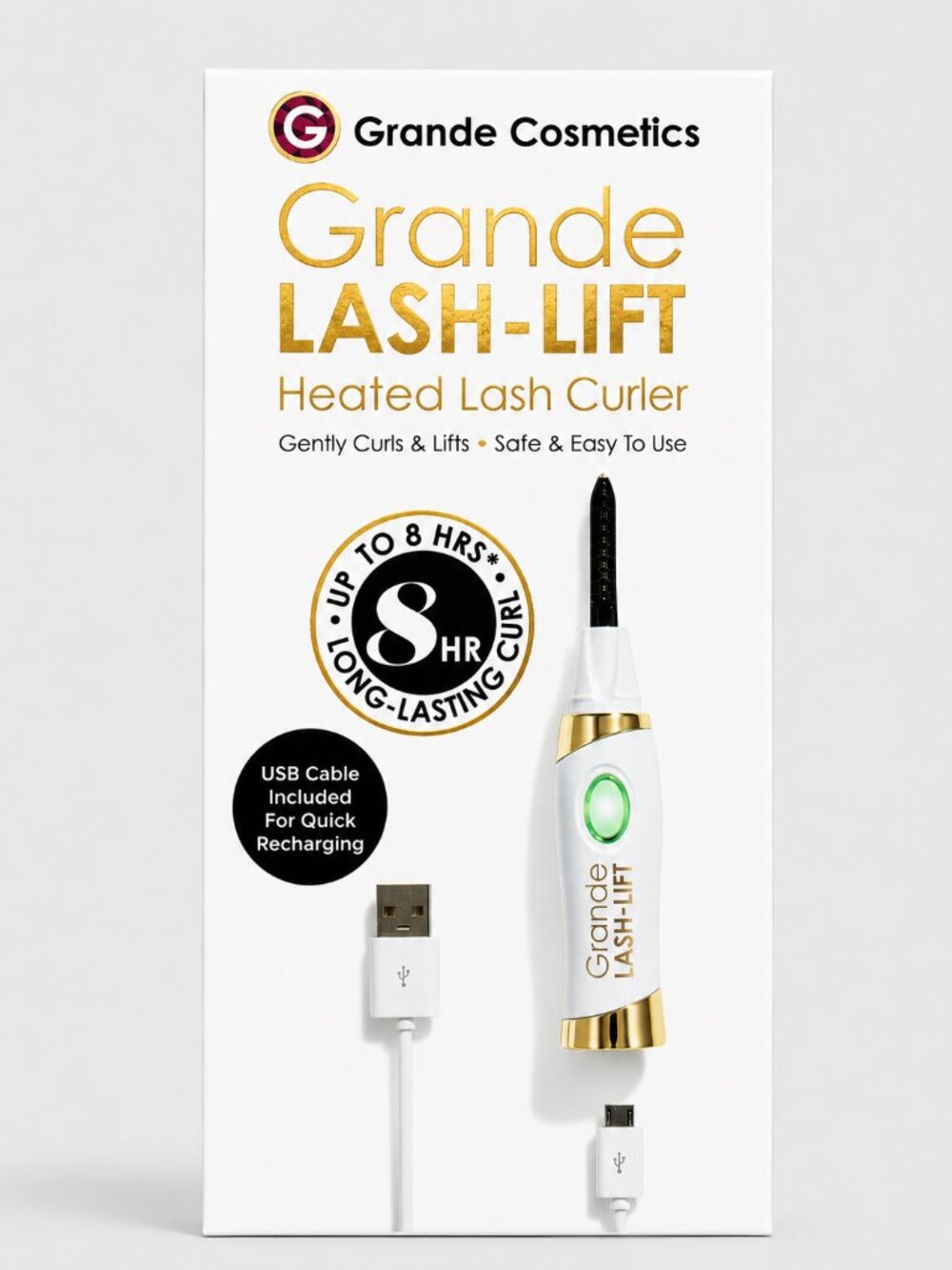 GRANDE COSMETICS Lash Lift Heated Curler NIB